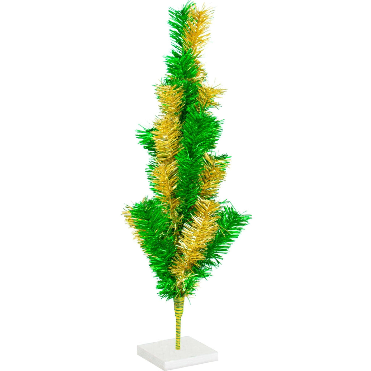 Introducing Lee Display's brand new St. Patrick's Day Themed Mixed Tinsel Christmas Trees made by hand in the USA!    Celebrate the luck of the Irish spirit with a Shamrock-Green and Gold-colored Tinsel Christmas Tree.  Shop now at leedisplay.com