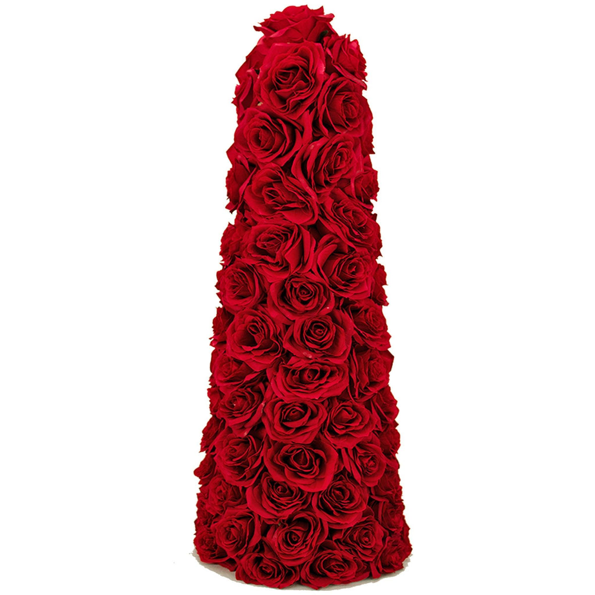 Valentine's Day Red Rosebud Cone Tree - Lee Display