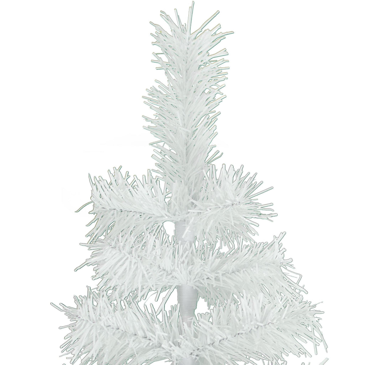 Lee Display's 18in White Tinsel Christmas Tree sold at leedisplay.com