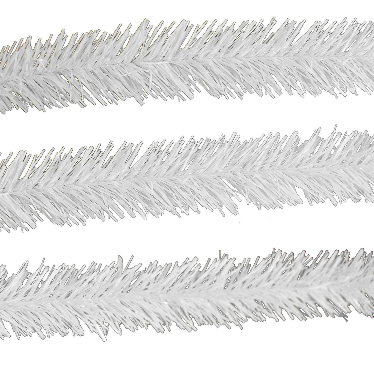 Lee Display's brand new 25ft White Tinsel Garlands and Fringe Embellishments on sale at leedisplay.com