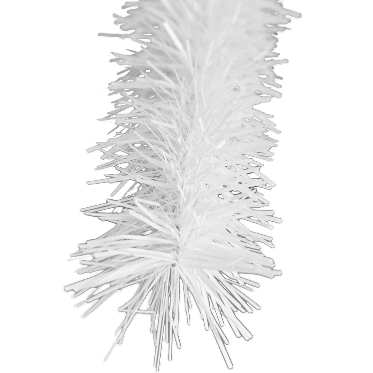 Lee Display's brand new 25ft White Tinsel Garlands and Fringe Embellishments on sale at leedisplay.com