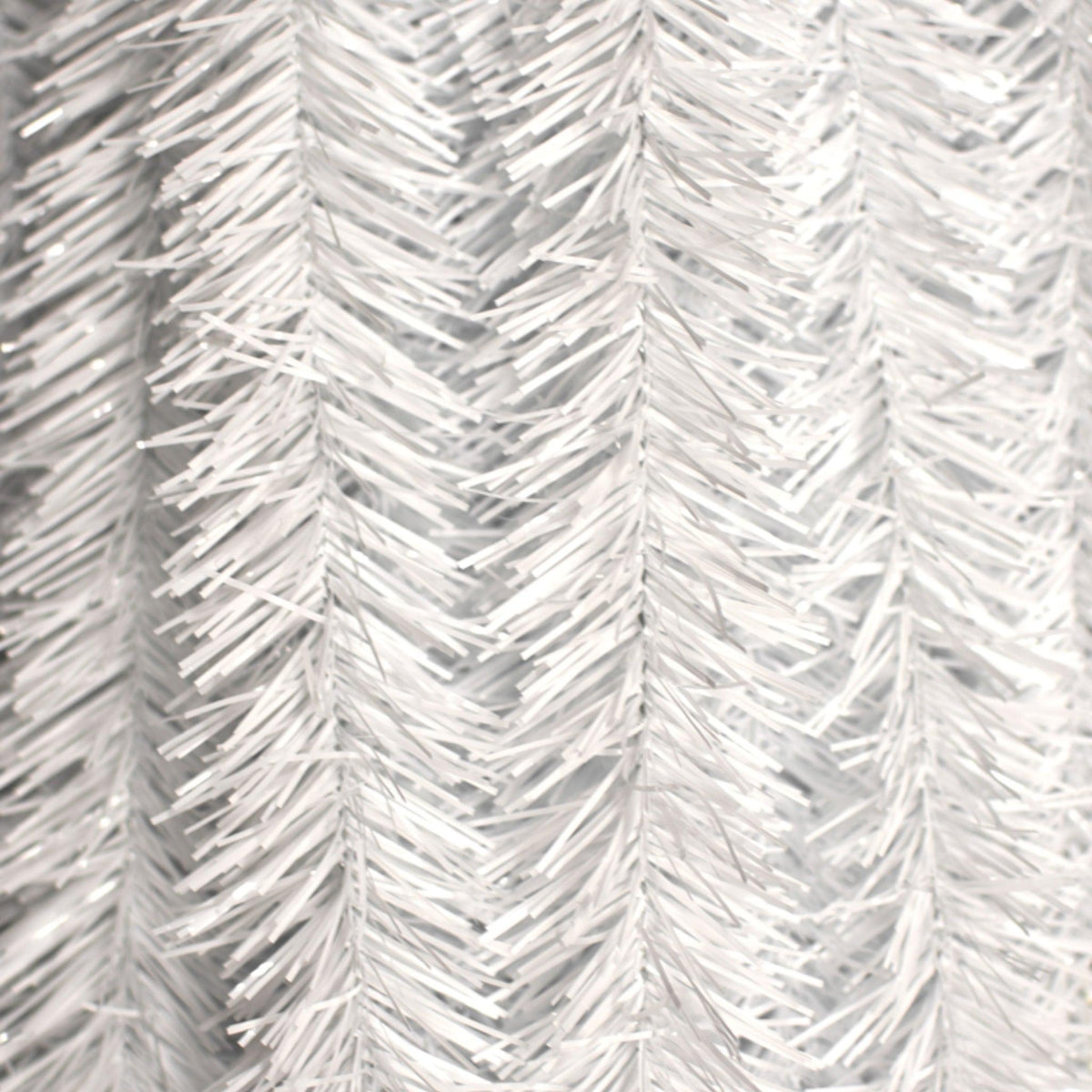 Lee Display's brand new 25ft White Tinsel Garlands and Fringe Embellishments on sale at leedisplay.com